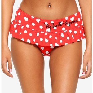 NWT  Disney Minnie Mouse Polka Dots Skirted Swim Bottoms